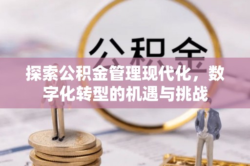 崇明探索公积金管理现代化，数字化转型的机遇与挑战