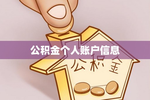 崇明公积金个人账户信息
