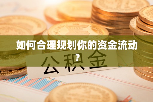 崇明如何合理规划你的资金流动？