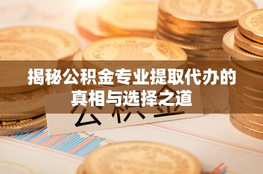 崇明揭秘公积金专业提取代办的真相与选择之道