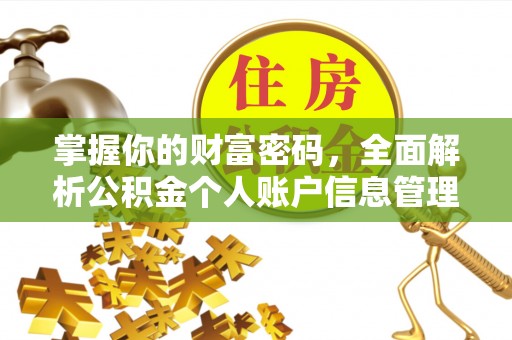 崇明掌握你的财富密码，全面解析公积金个人账户信息管理