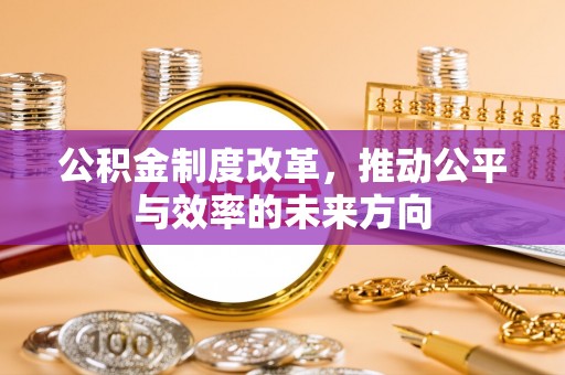 崇明公积金制度改革，推动公平与效率的未来方向