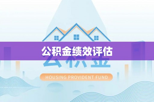 崇明公积金绩效评估