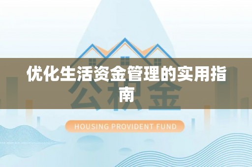 崇明优化生活资金管理的实用指南