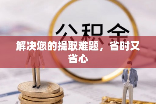 崇明解决您的提取难题，省时又省心