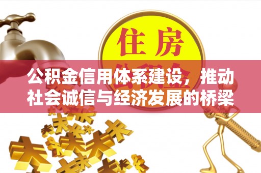 崇明公积金信用体系建设，推动社会诚信与经济发展的桥梁