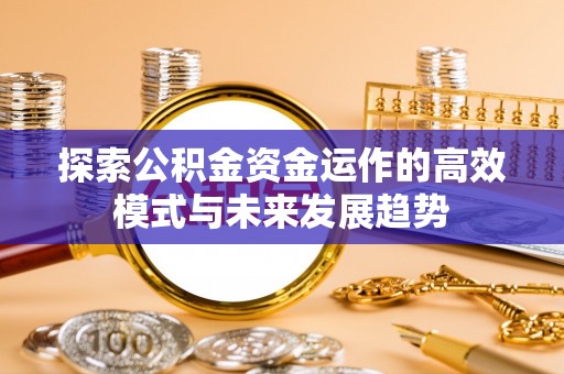 崇明探索公积金资金运作的高效模式与未来发展趋势